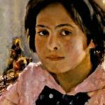 Наталья Дёмина - Картина В. Серова "Девочка с персиками" Картина В. Серова "Девочка с персиками"